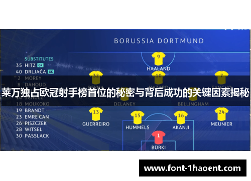 莱万独占欧冠射手榜首位的秘密与背后成功的关键因素揭秘